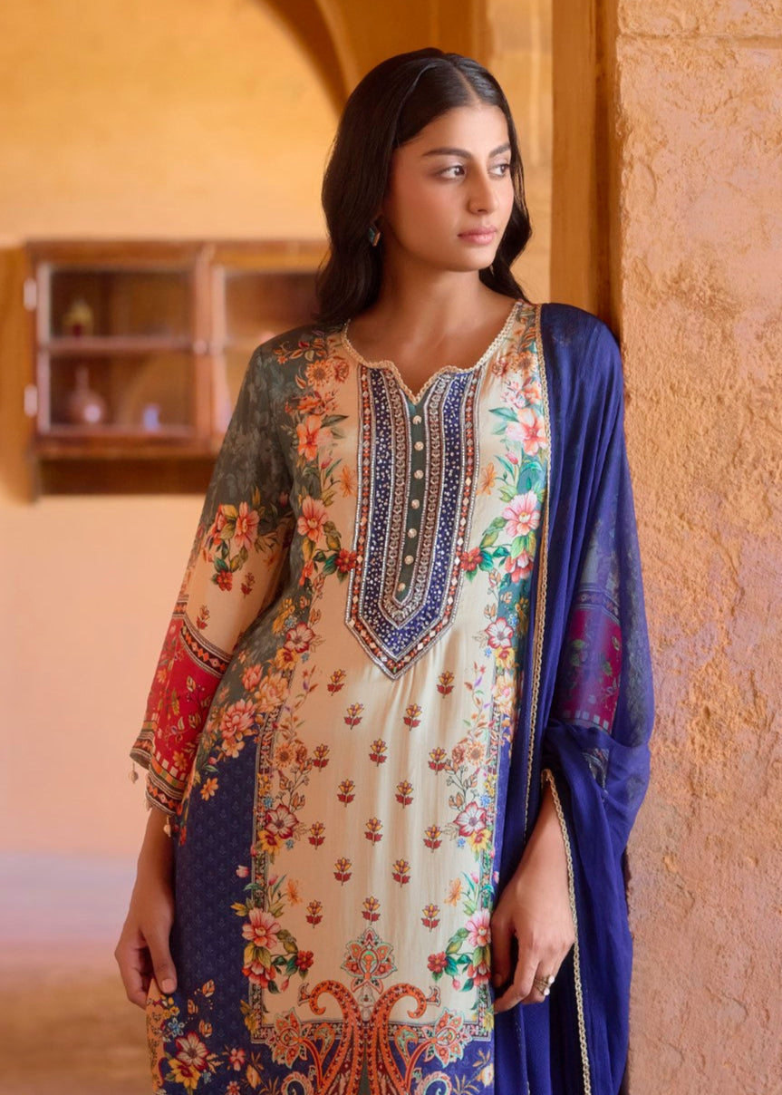 Aster azure full work premium suit set