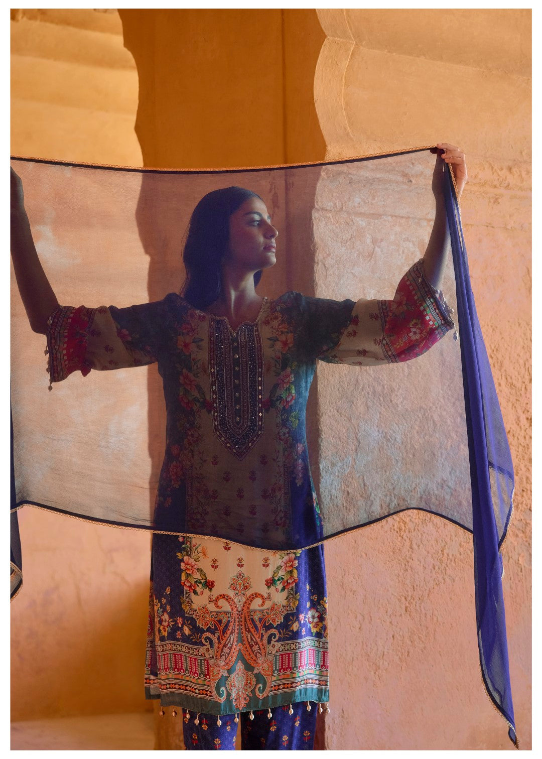 Aster azure full work premium suit set