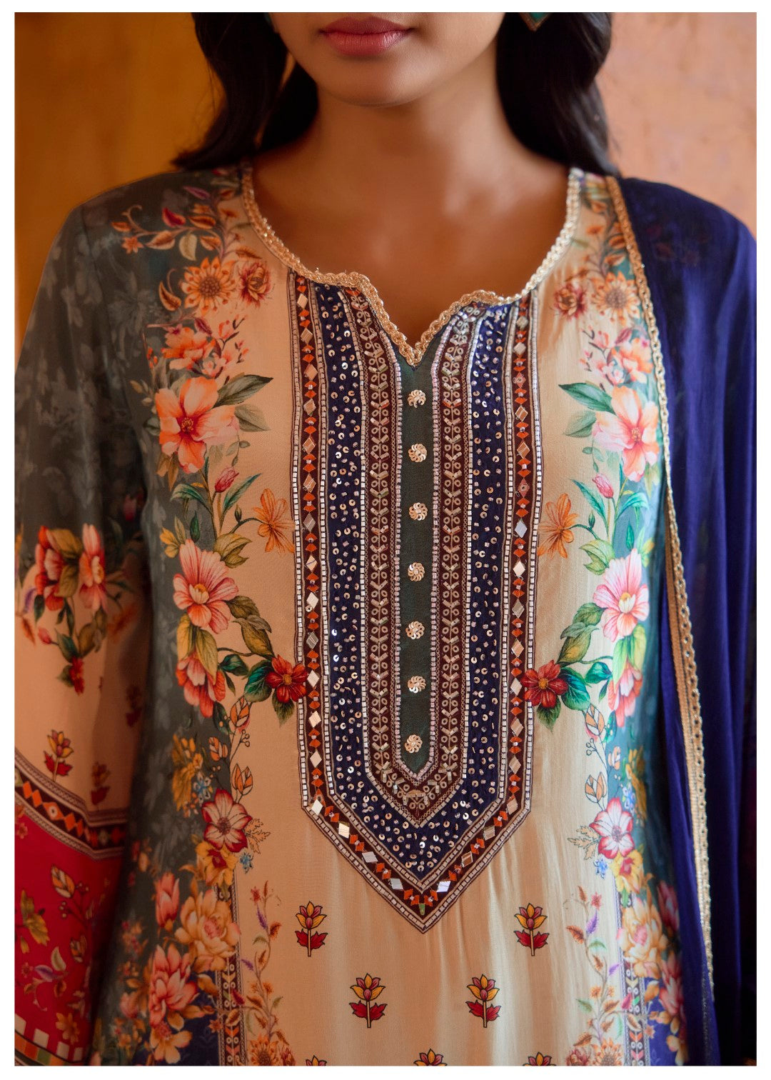 Aster azure full work premium suit set