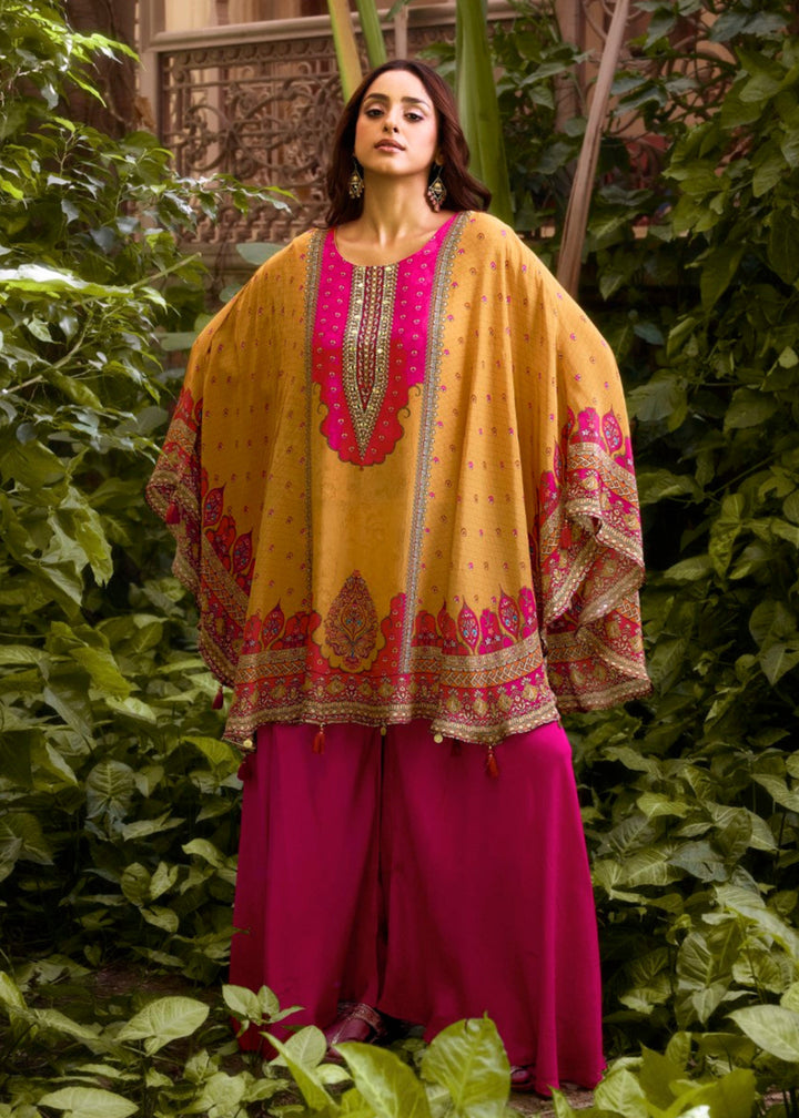 Aster Mellow full work Kaftan pant set