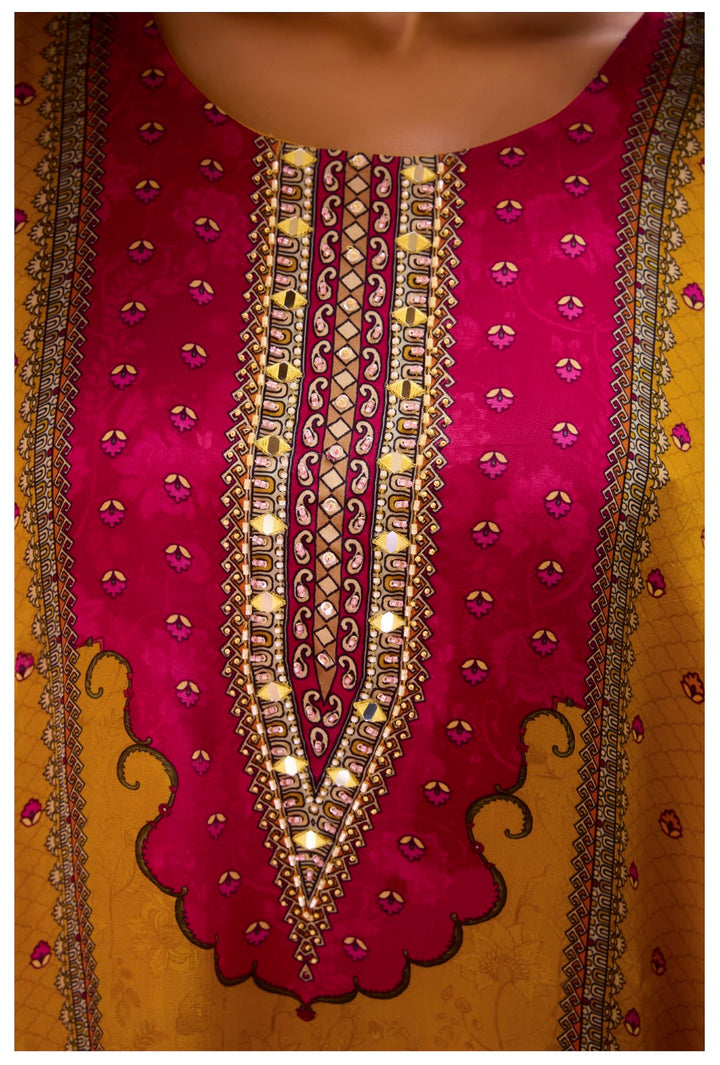 Aster Mellow full work Kaftan pant set