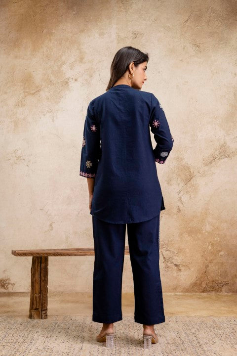 Pawan Trypan Embroidery Cotton Co-ord Set