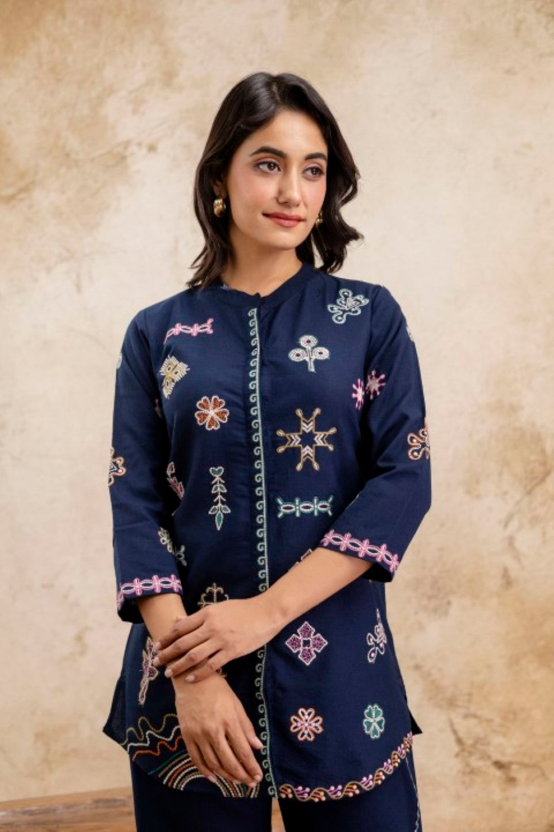 Pawan Trypan Embroidery Cotton Co-ord Set