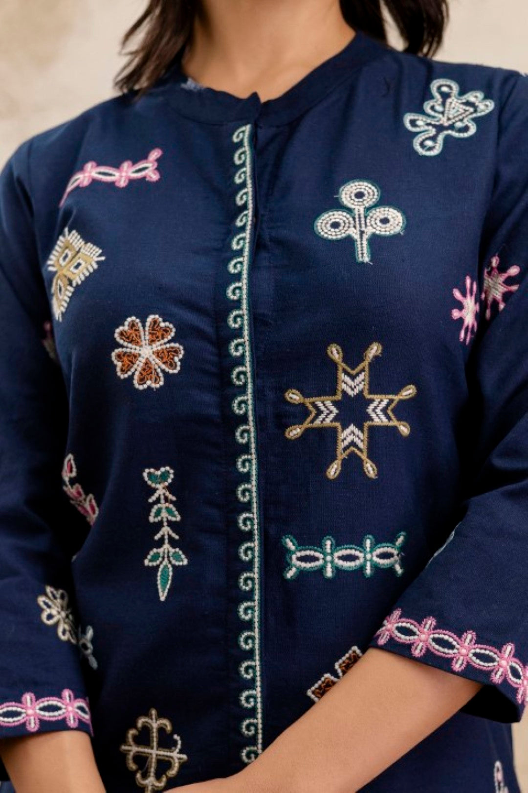 Pawan Trypan Embroidery Cotton Co-ord Set