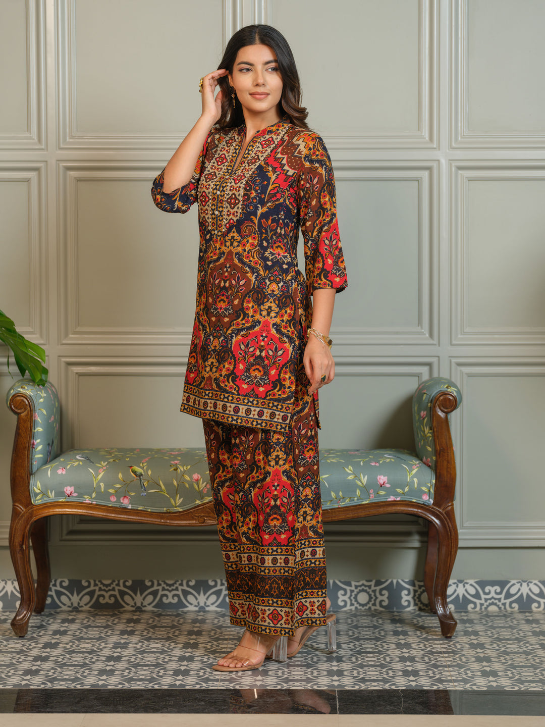 Tashvika lava printed Co-ord set