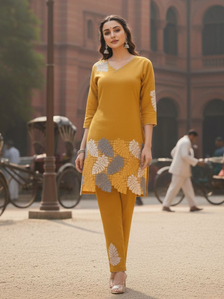 Nivedita Amber Embrodiered Co-ord Set
