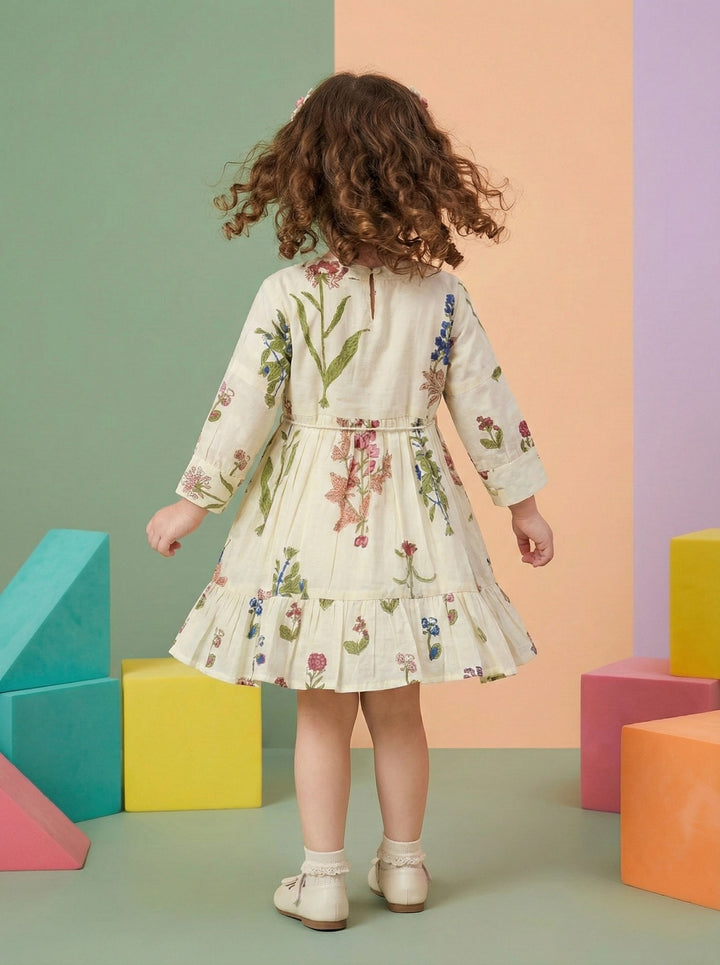 Joy flora cotton kids dress