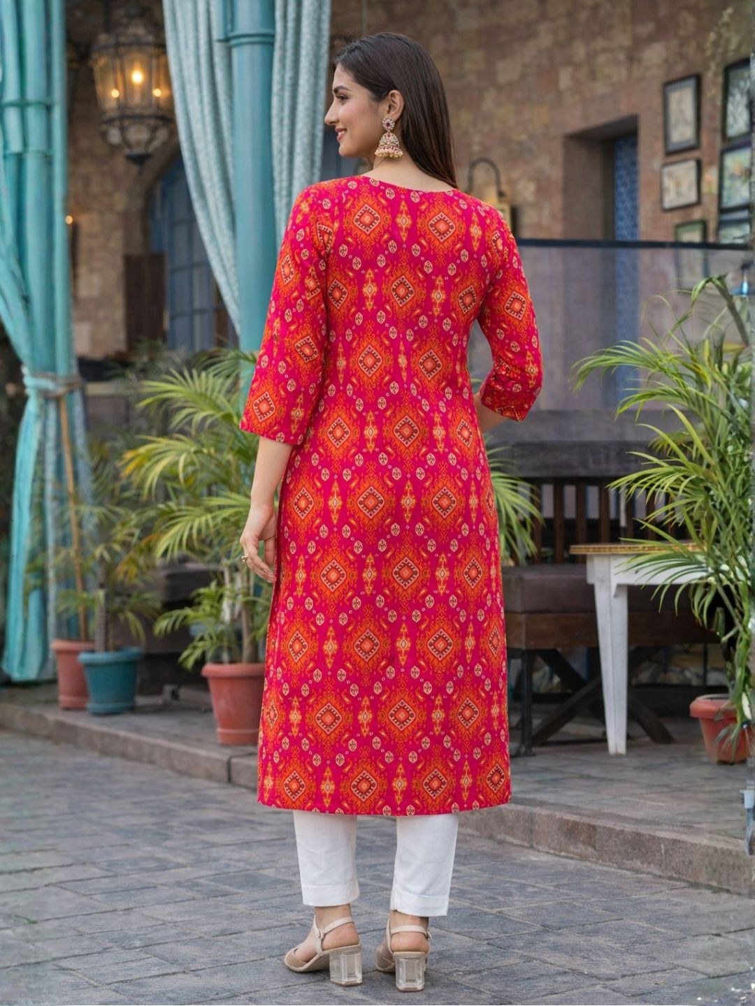 Varisha Rouge Printed Work Kurti