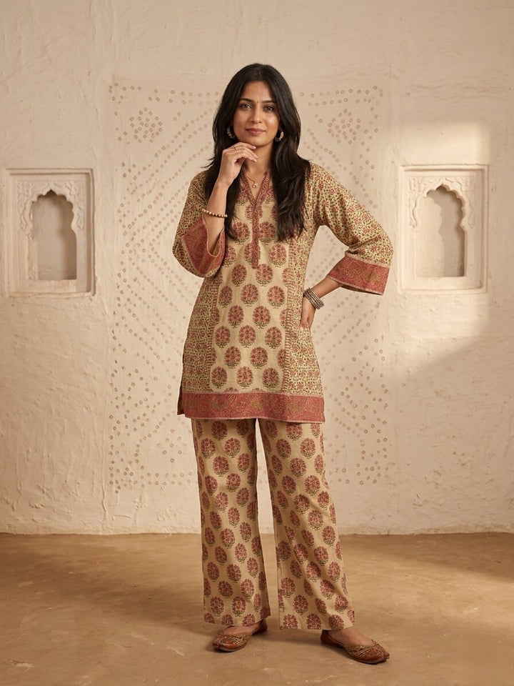 Swades Canta Printed Cotton Co-ord Set