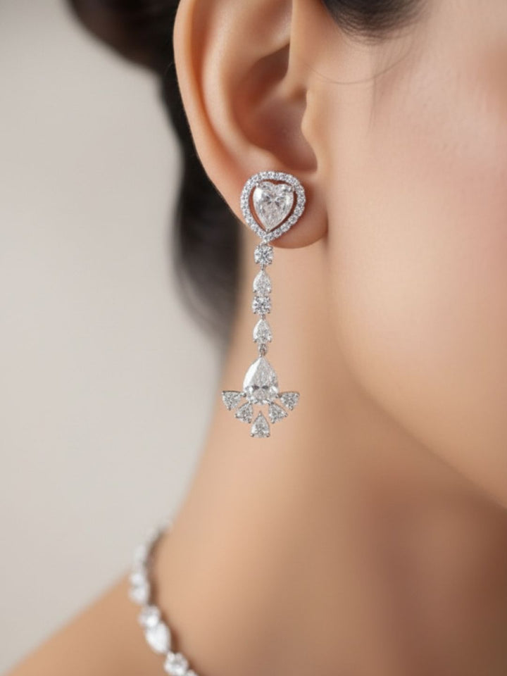 Antaara Diamond Necklace with Earings set