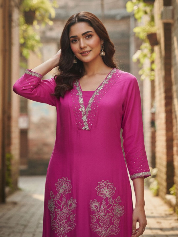 Albeli Rose Premium Work Suit Set