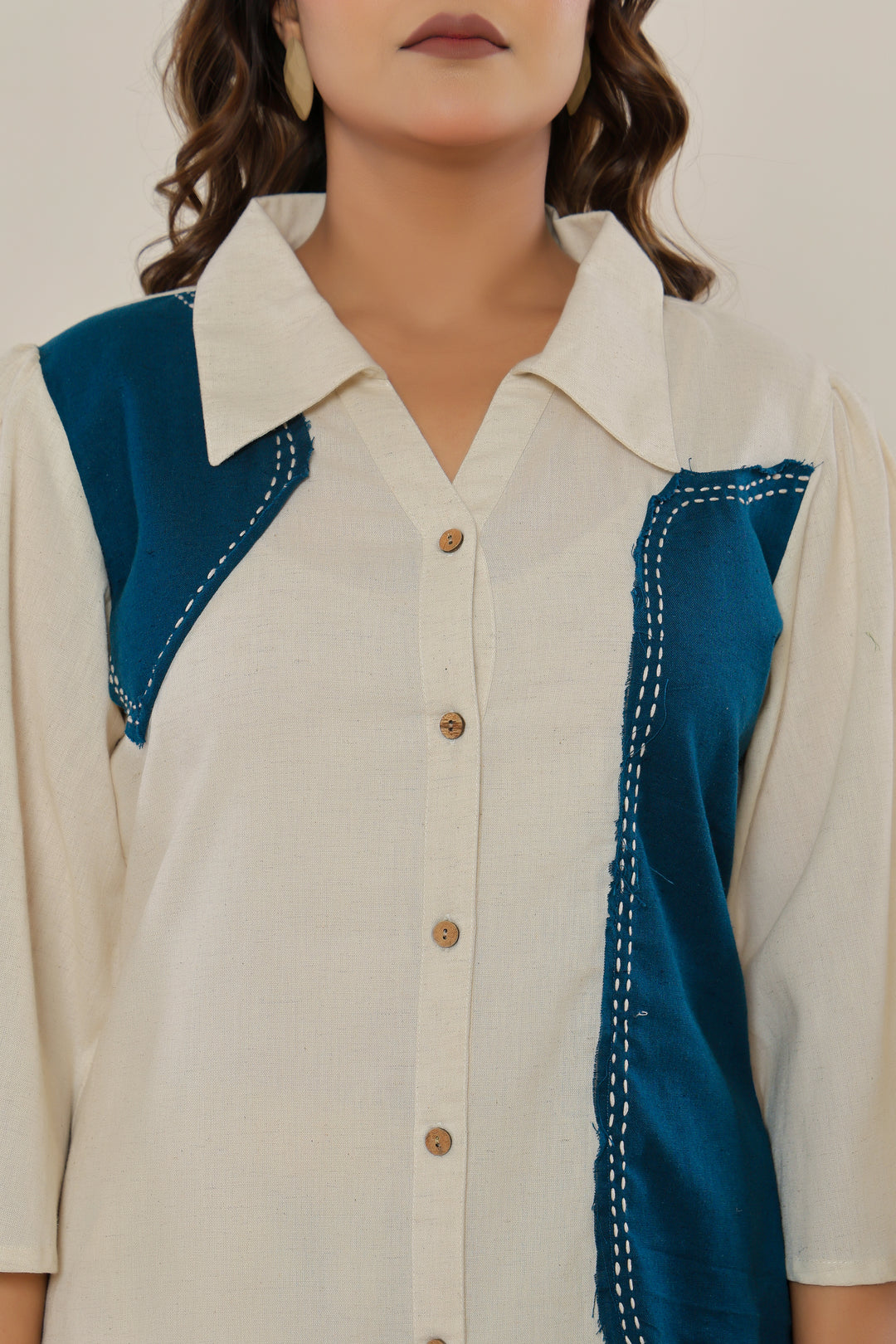 Bipasha Azure Cotton Co-ord Set