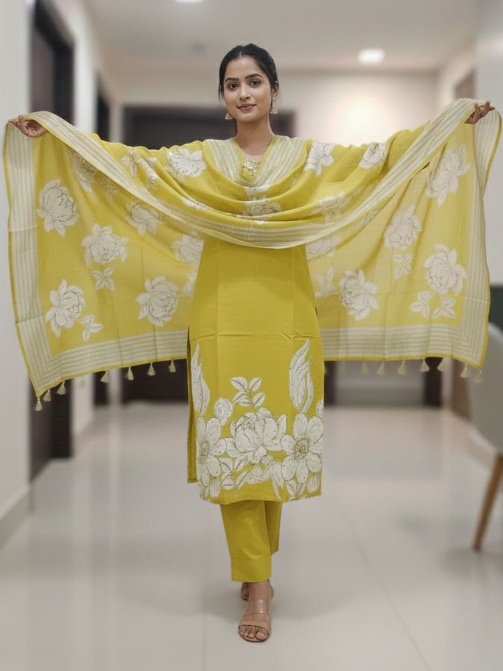 Reet Amber Printed Work Suit Set