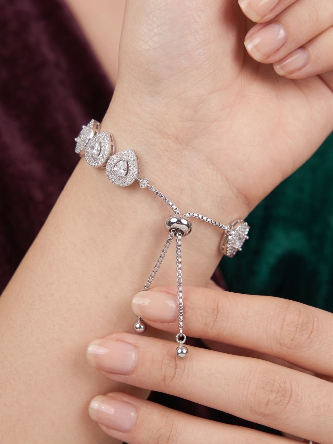Nayra delicate diamond bracelet