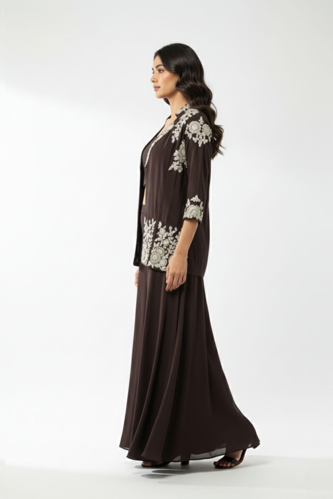 Rasā Jade Handwork Luxury Fusion Wear Set