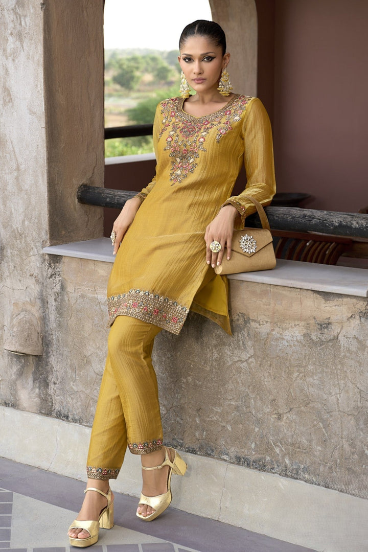 Rajshree Amber Work Co-ord set