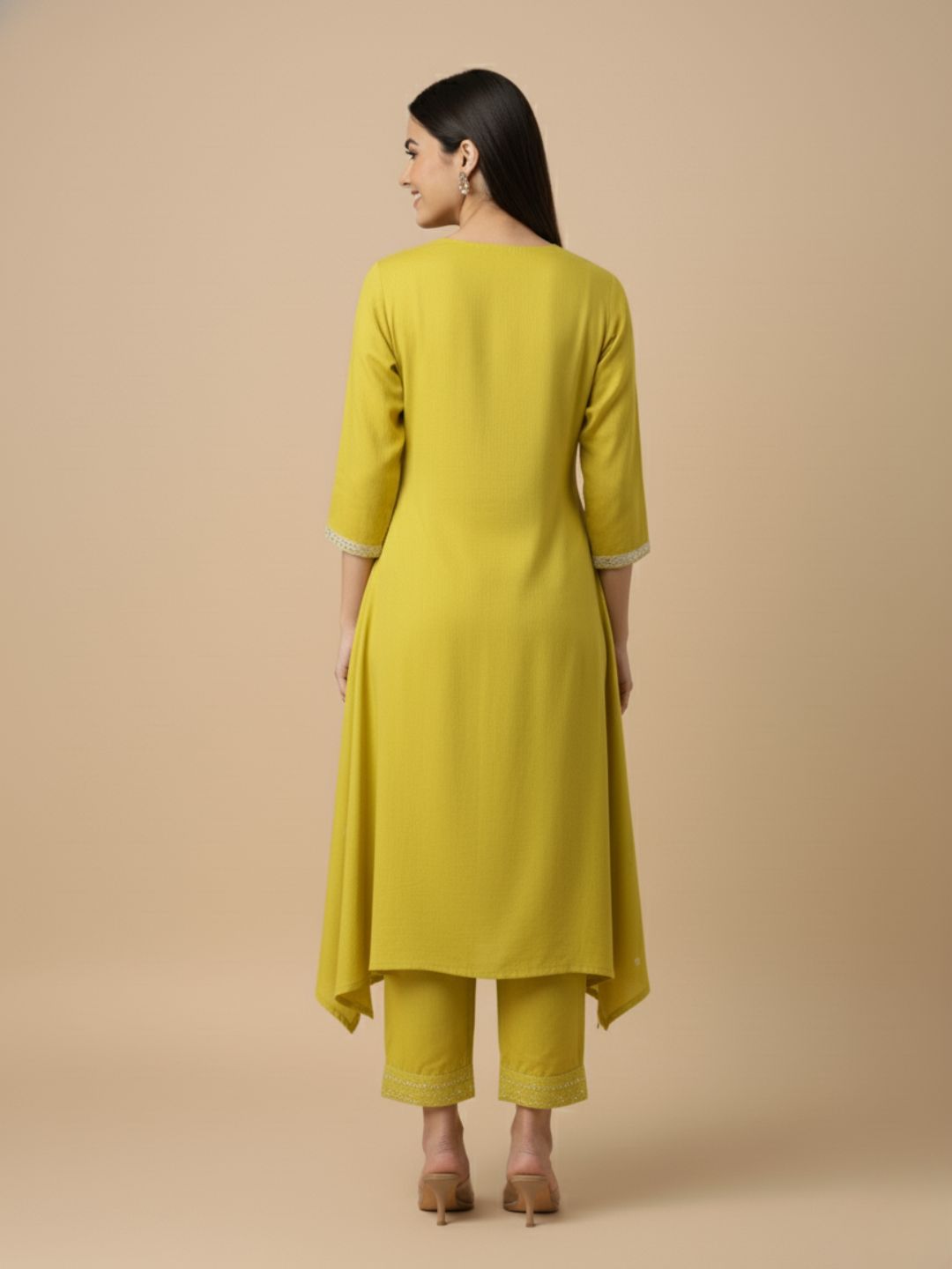 Tanishk Citrus Work Co-ord Set