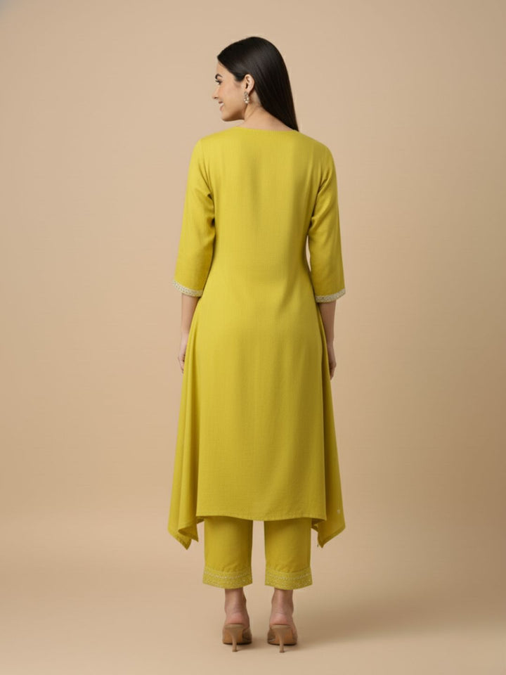 Tanishk Citrus Work Co-ord Set