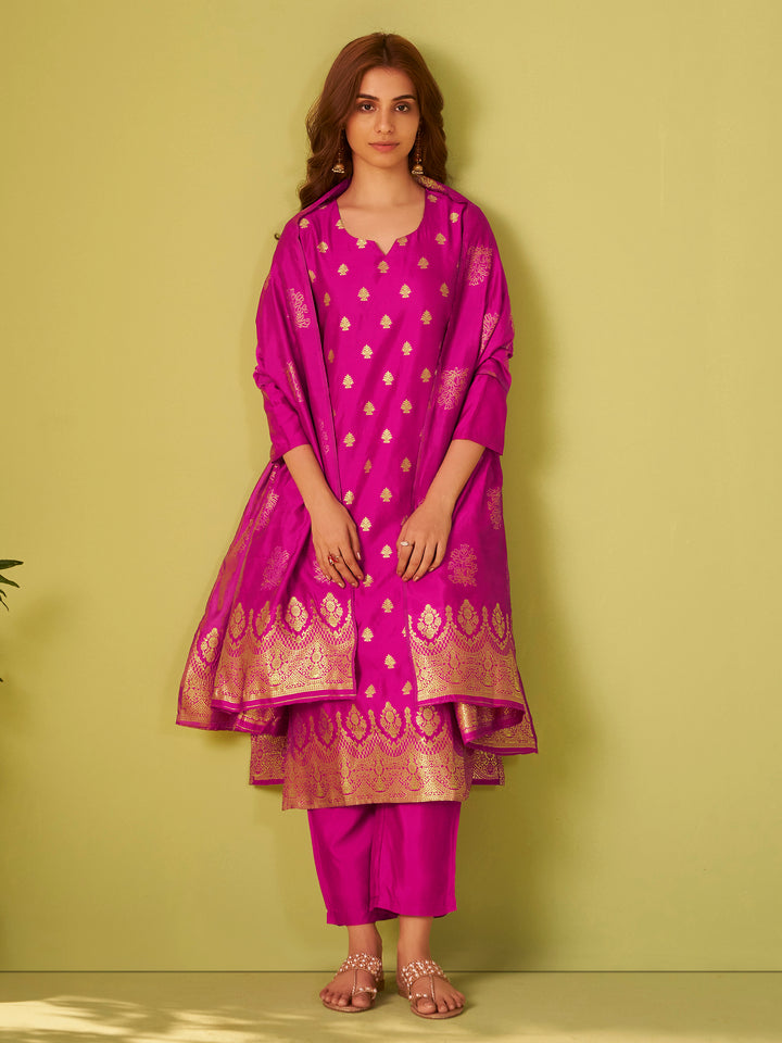 Nisha Rose Heavy Suit Set