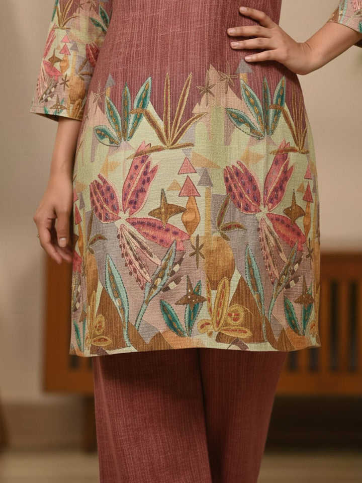 Reet Clay Printed Co-ord Set