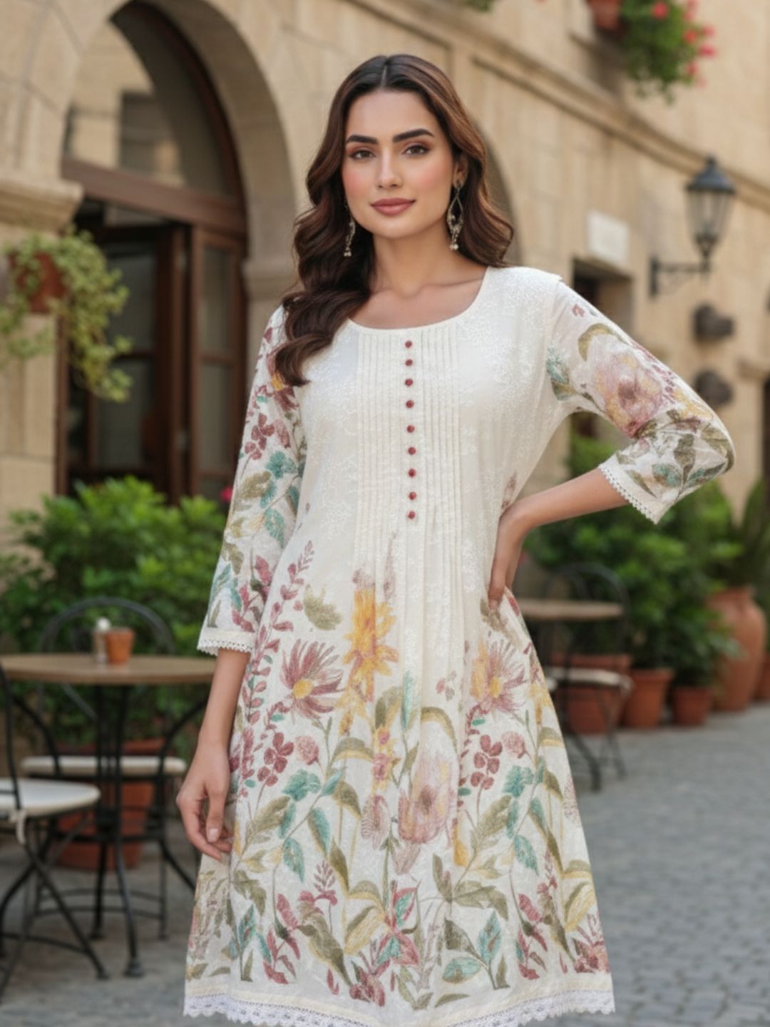 Tiara alabaster cotton co-ord set