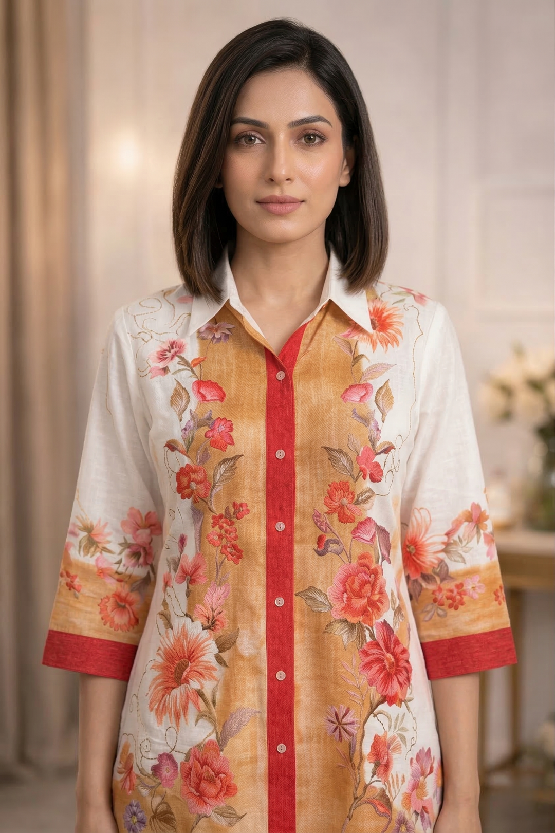 Akshara sand printed co-ord set