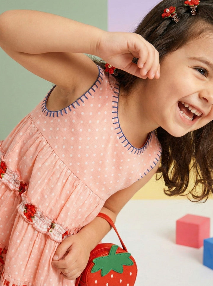 Joy Rose printed cotton dress