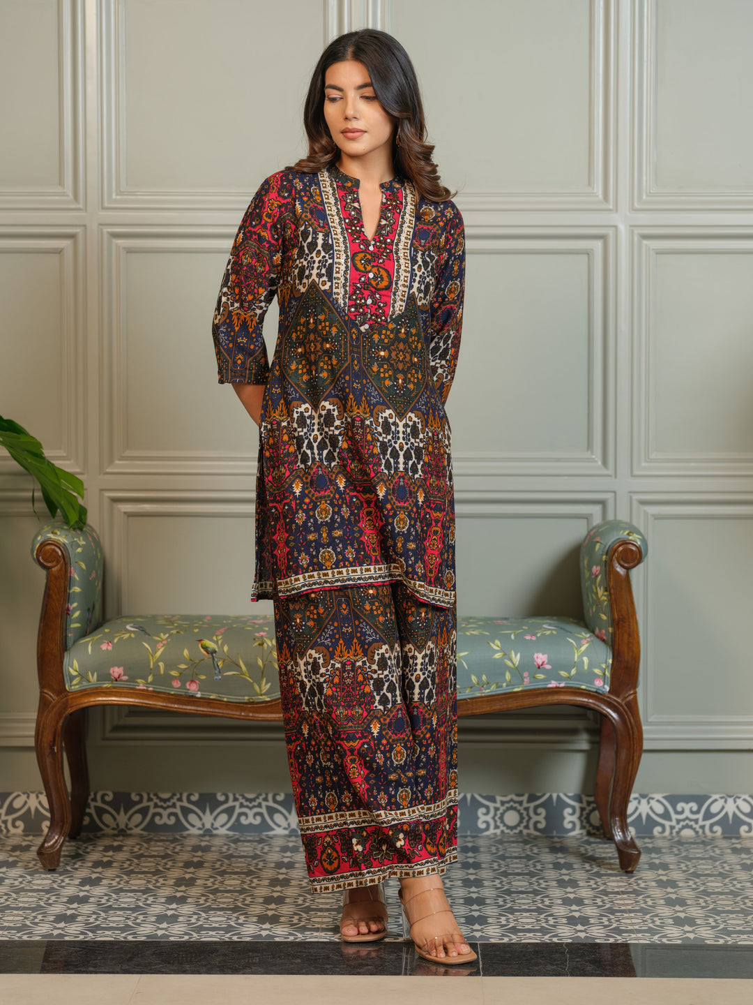 Tashvika Walnut Printed co-ord set