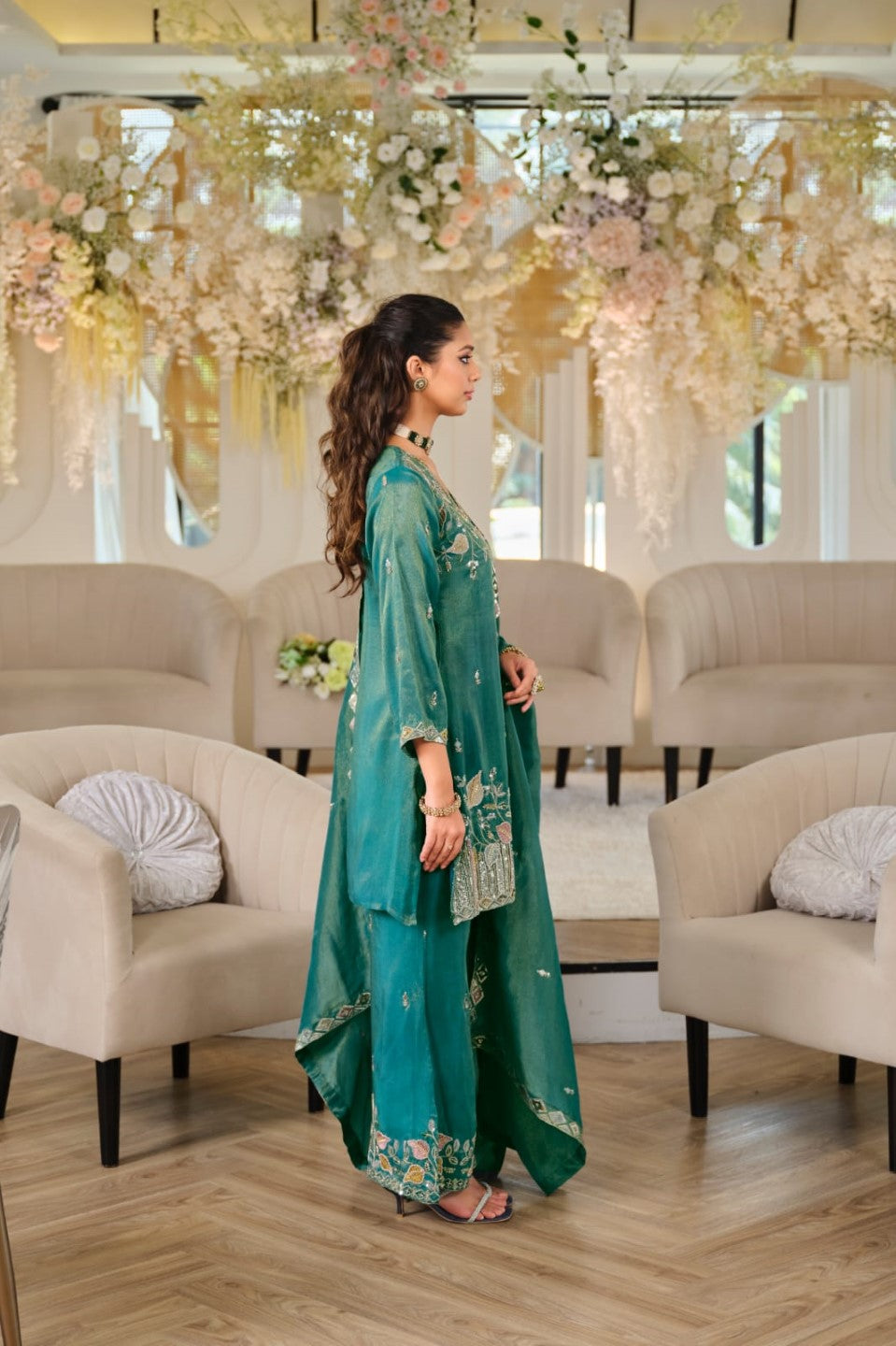 Areesa pear full work suit set