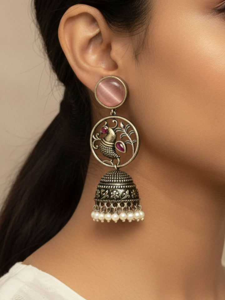 Antara Oxidised Earrings