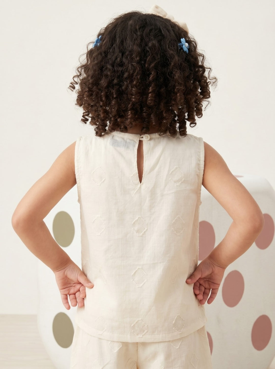 Joy ship embroidery cotton co-ord set
