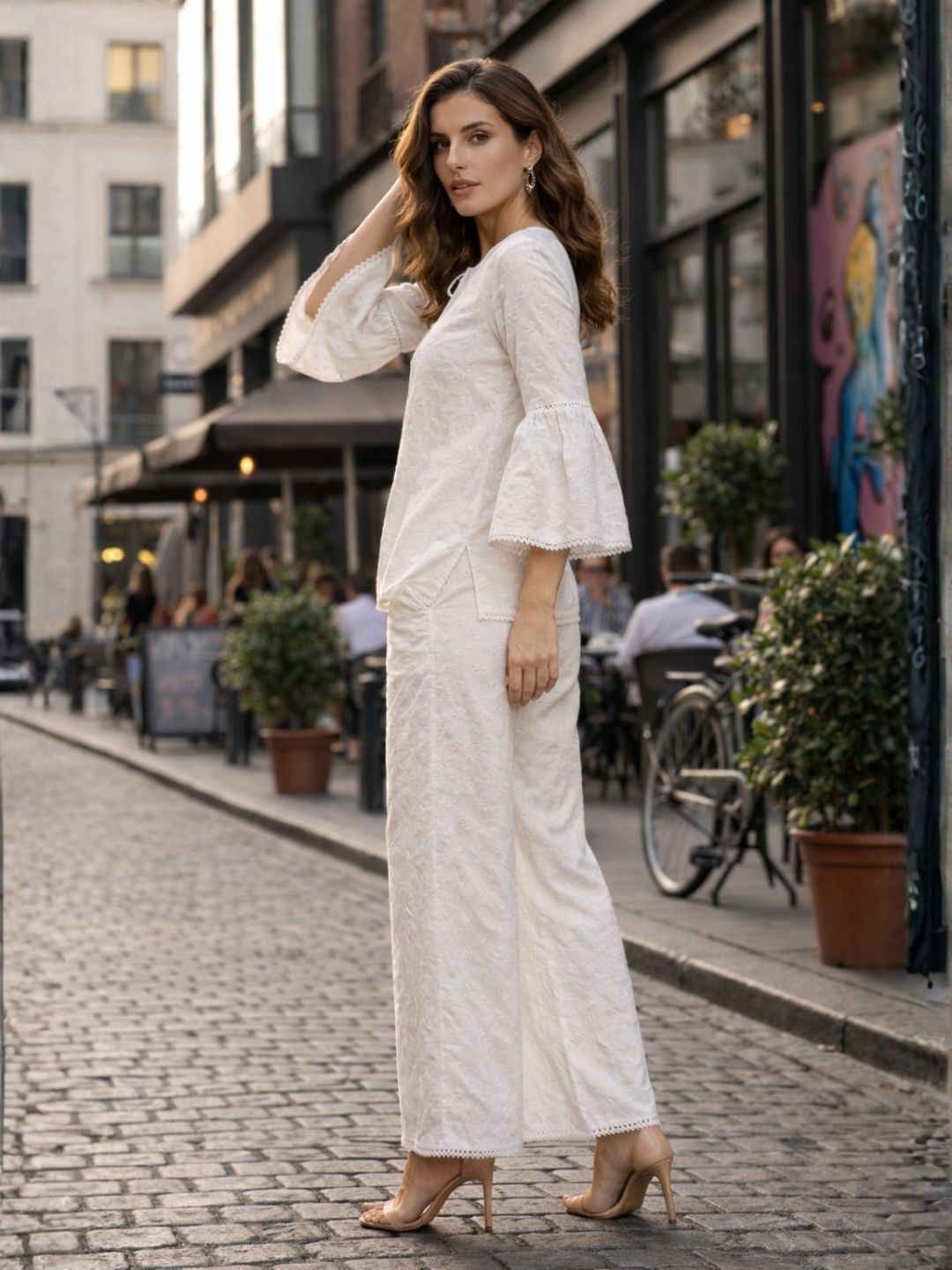 Perka parch cotton co-ord set