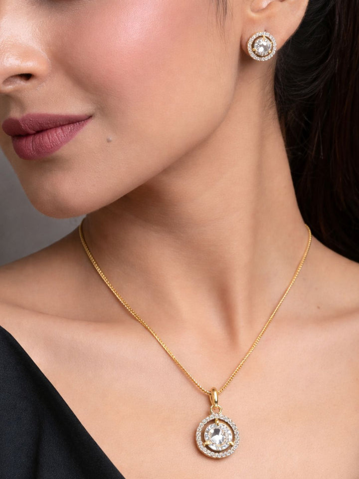 Alankrita Diamond earing & pendant stud