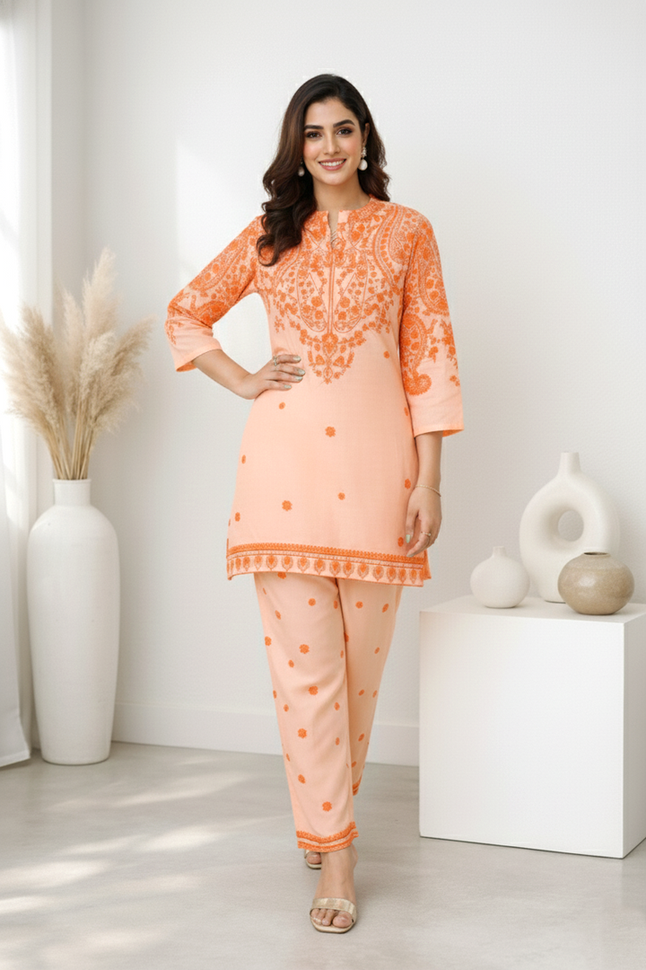 RAAGVI SCARLET COTTON Co-Ord SET