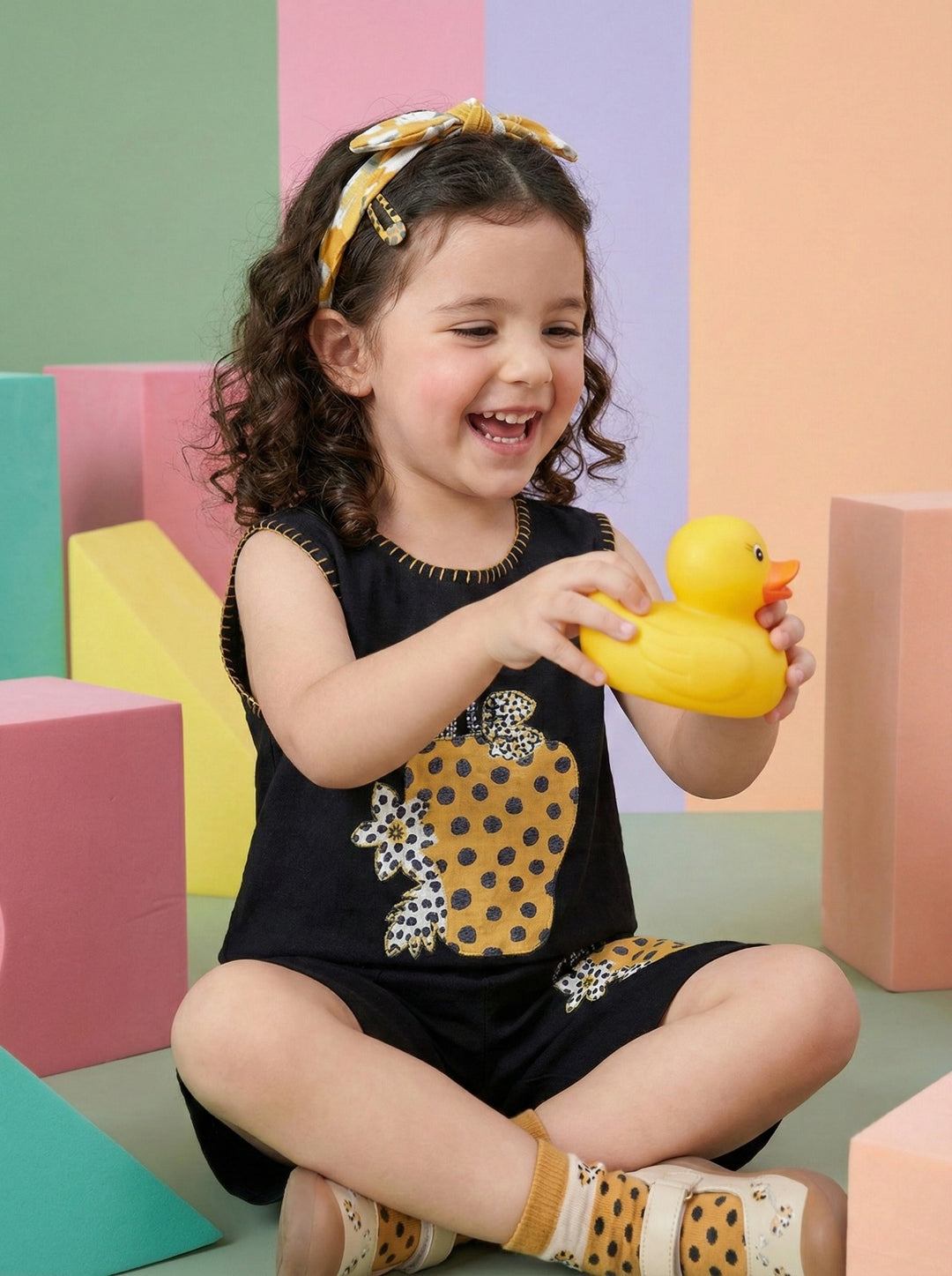 Joy jade kids cotton co-ord set