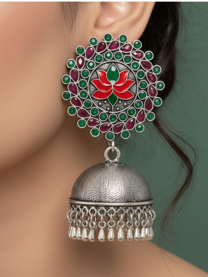 Antara Oxidised Earrings