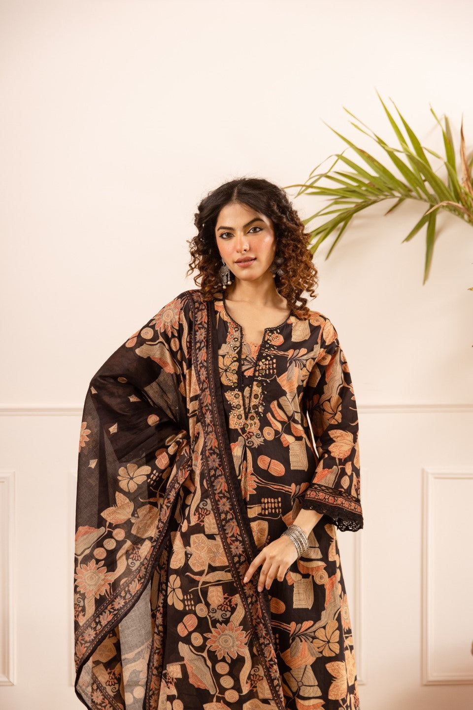 Karen oslo printed cotton suit set