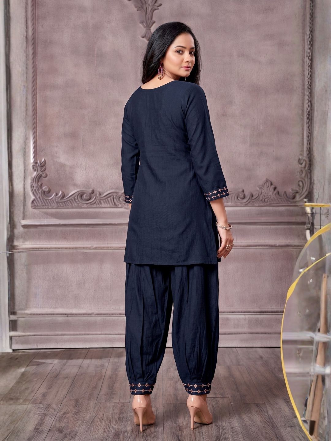 Tuhina Azure Applique Co-ord Set