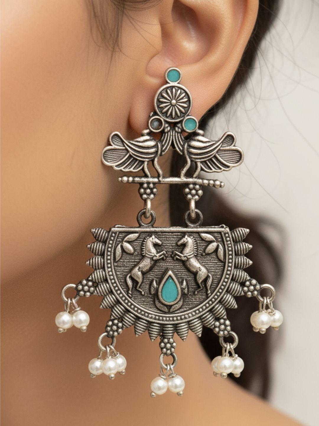Antaara Oxidised Earrings