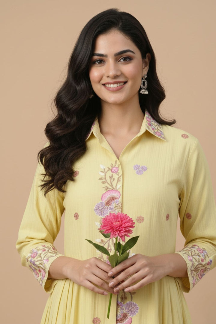 Pankhuri Daffodil Embroidered Co-ord Set