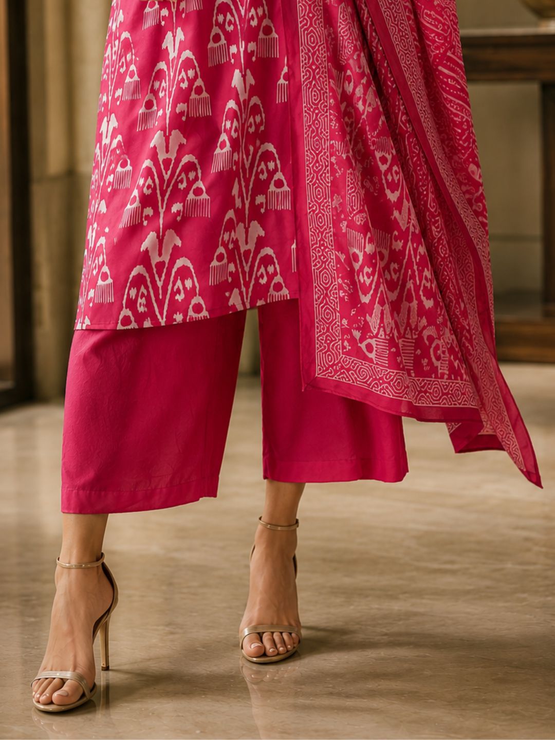 Hiya Rose Cotton Suit set