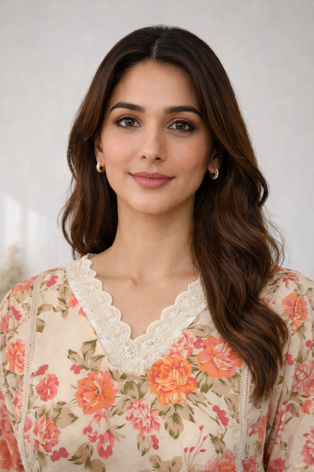 Surbhi Flora Printed Cotton Kurta Pant Set