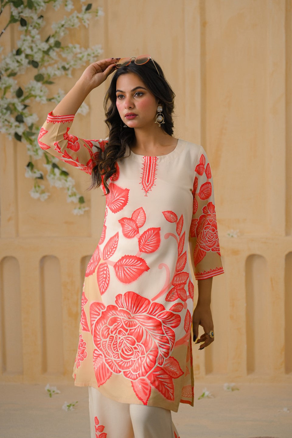 Ambu jasper printed co-ord set