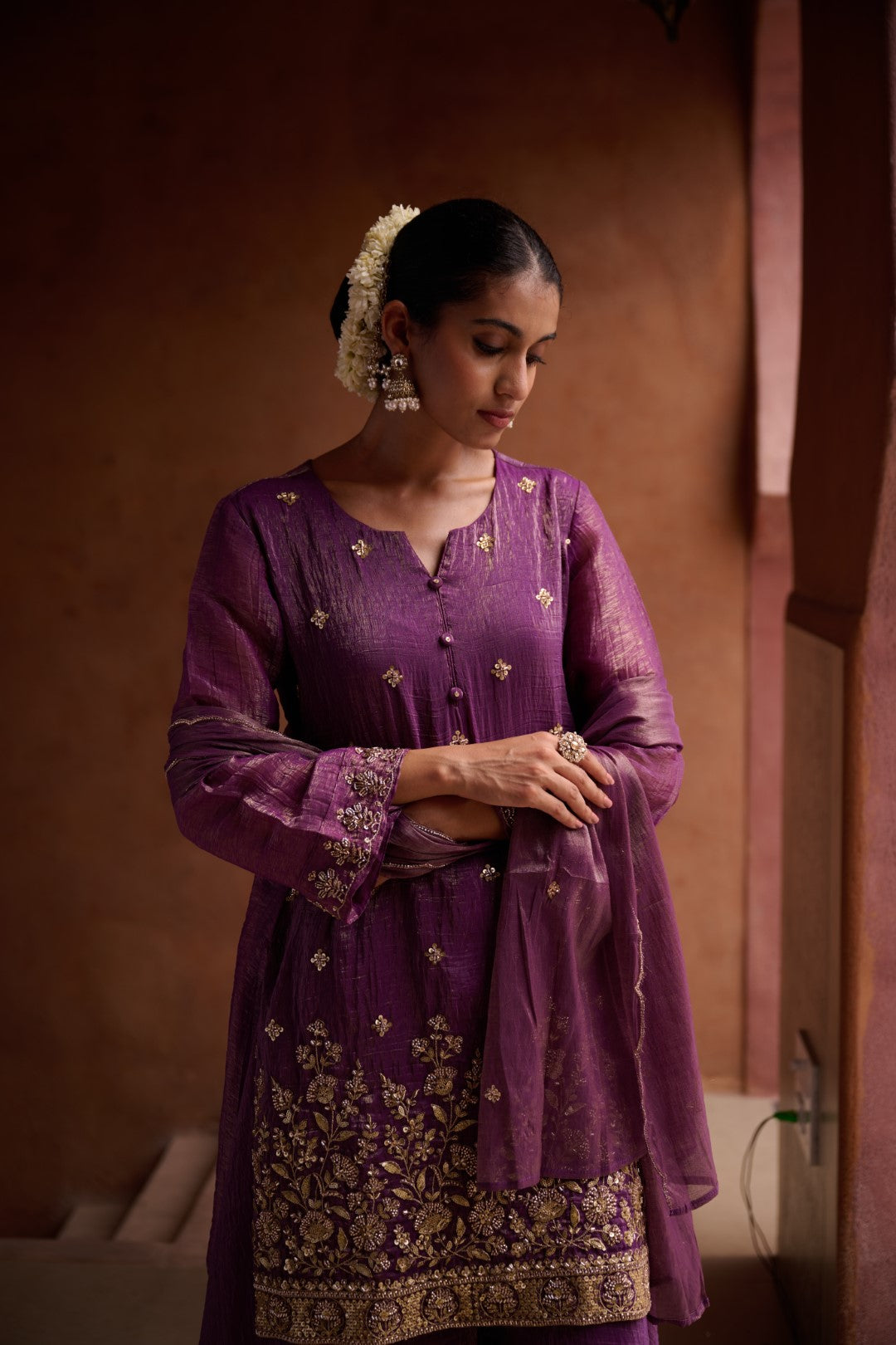 Sangini Helio Full Work Gharara Set