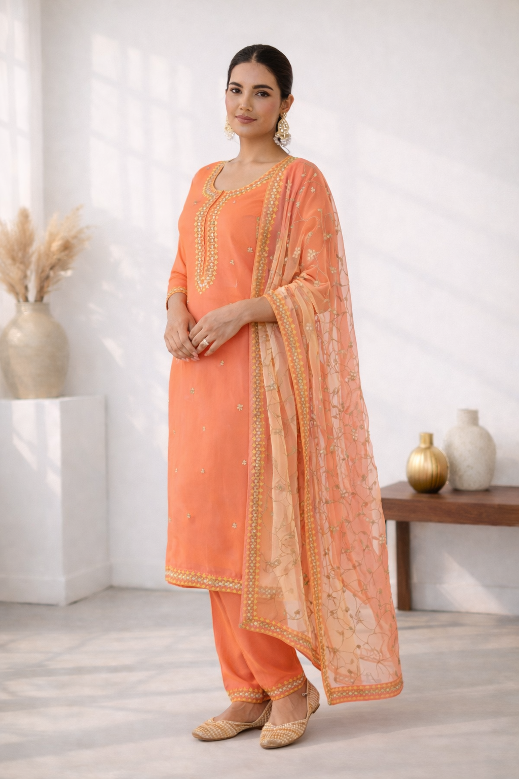 Anila Kesari Full Work Heavy Suit Set