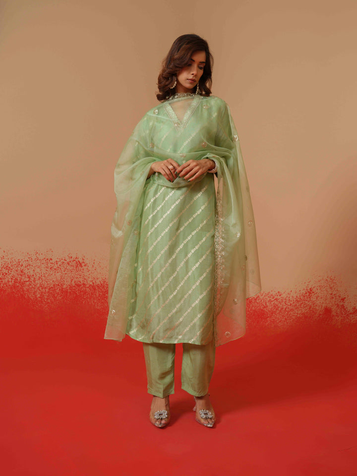 Palash Minty Full Work Suit Set