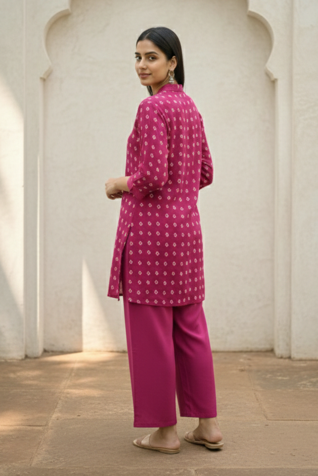 Midushi Rose  Co-ord Set