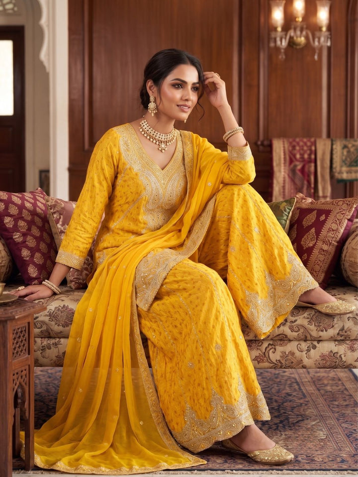 Sreyashi Amber Premium Full Heavy Work Suit set