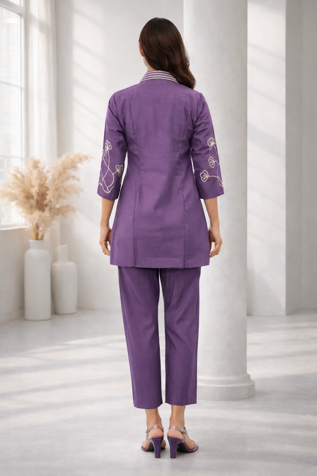 Kuhu Voila Embroidered Co-ord Set