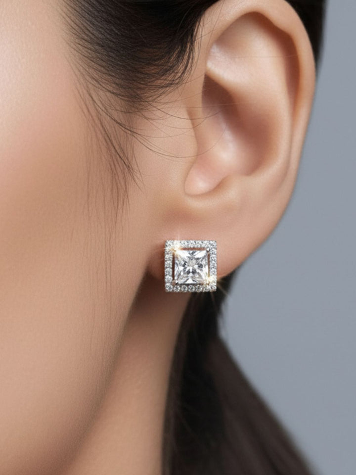 Shama Diamond Earing & Pendant Set